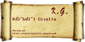Köböl Gizella névjegykártya